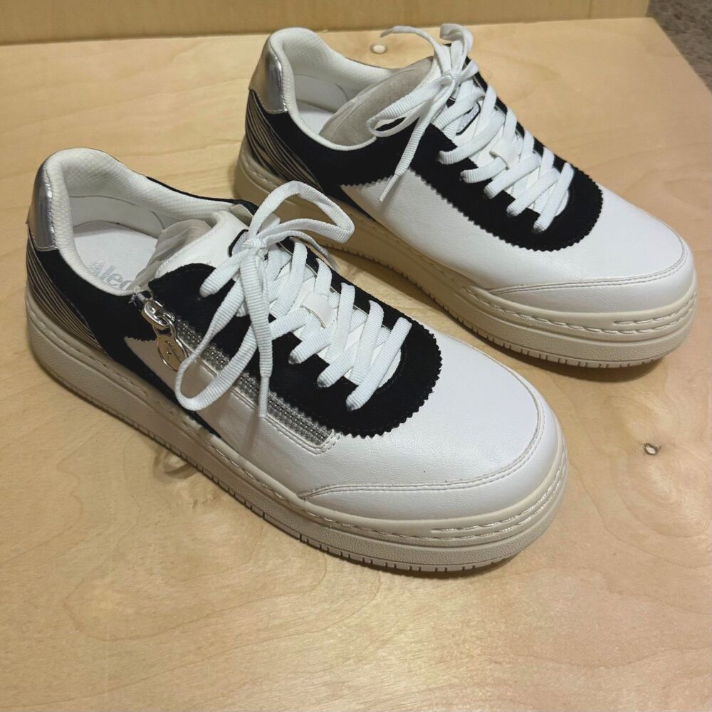 Alegria NWOT Size 38 US 8 Zebra Print Side Zip Platform Sneakers Retro Y2K